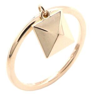 Hermes H Ring K18PG Pink Gold Jewelry